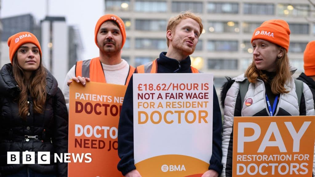 Doctors vote to go ahead with this week's five-day strike in England