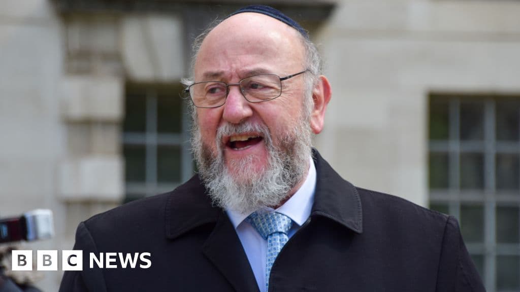 UK chief rabbi says cousin hid for 15 'terrifying' minutes in Bondi attack