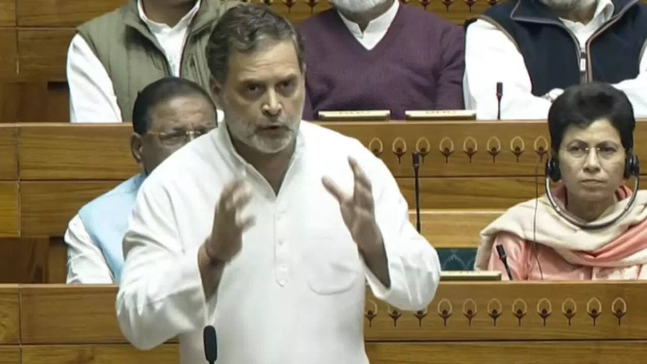 'Vote chori biggest anti-national act': Rahul in Lok Sabha during SIR debate; slams RSS