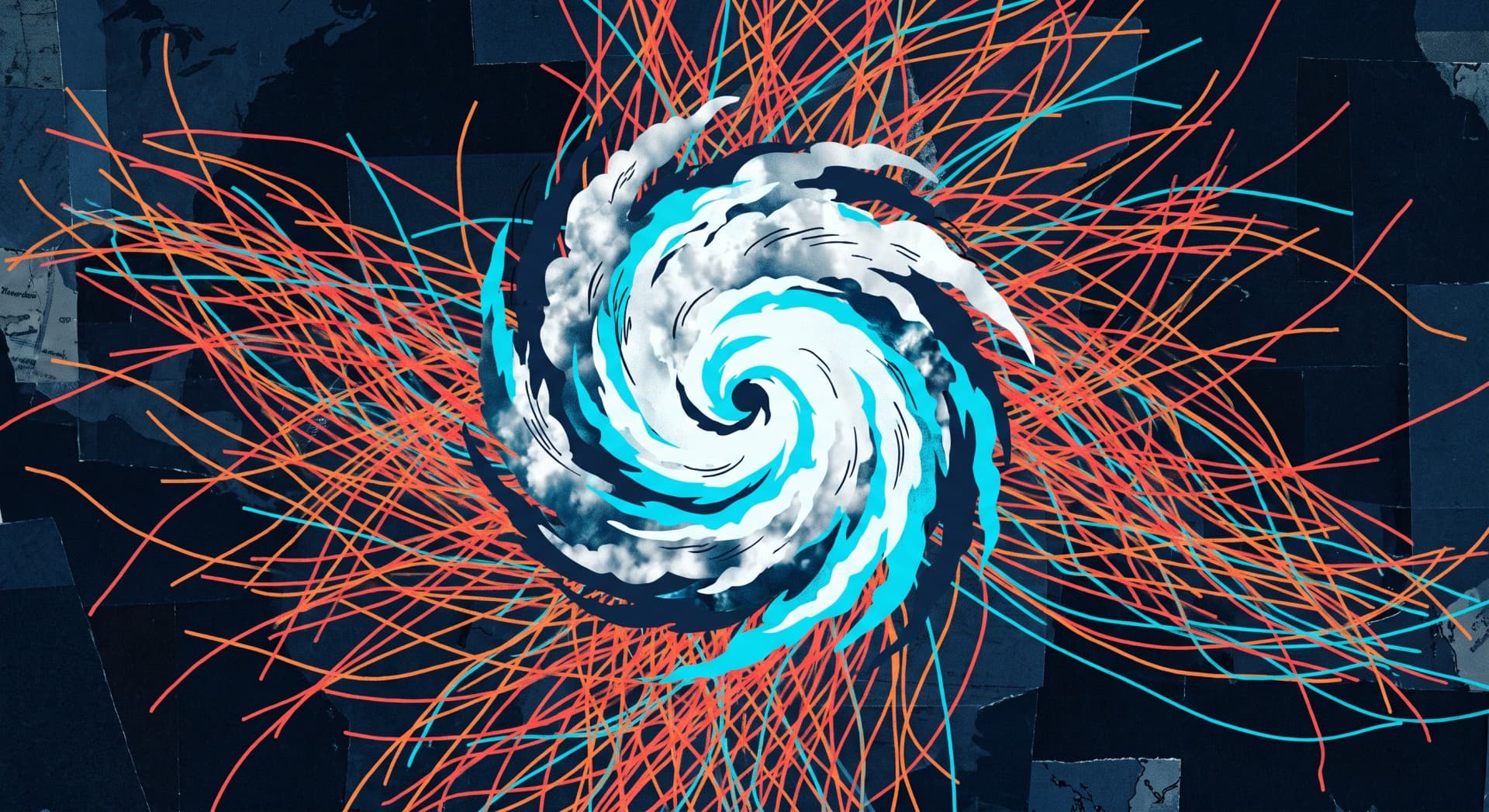 Google Deepmind's WeatherNext predicts cyclone tracks