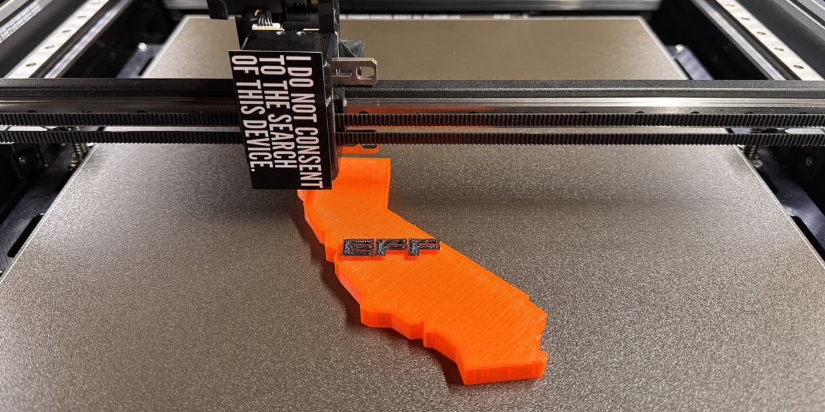 We Can Still Stop California’s 3D Printer Surveillance Scheme