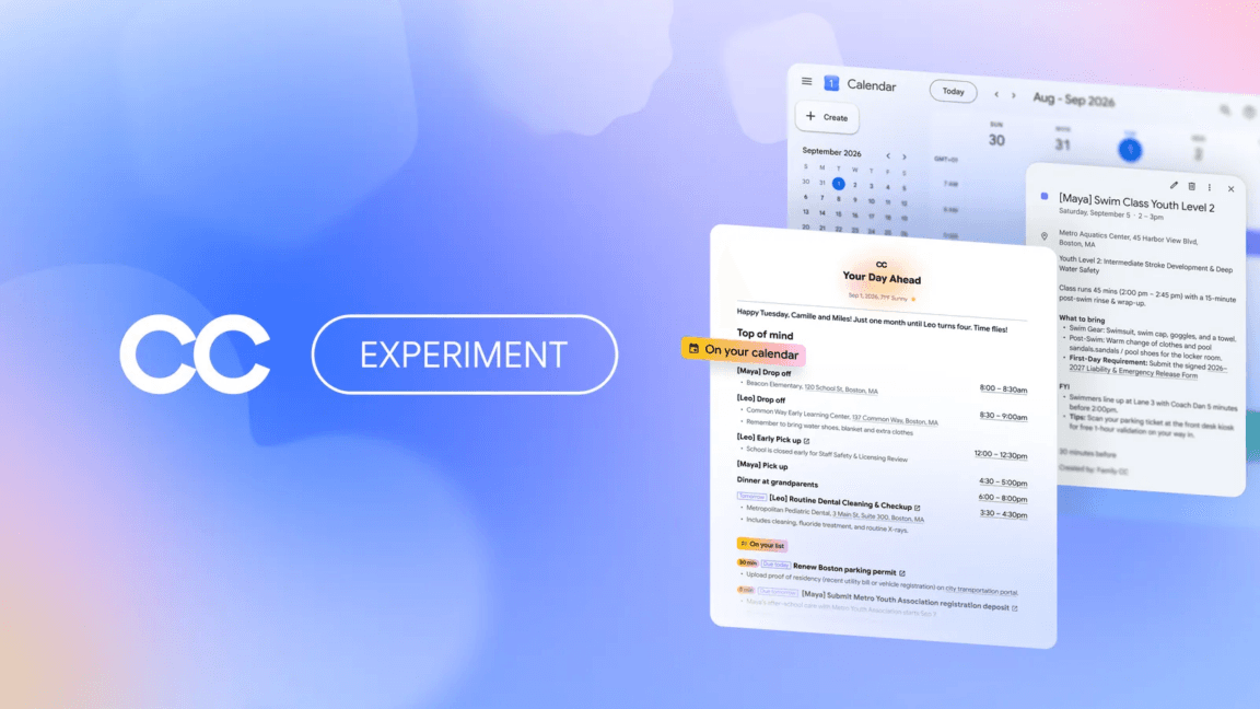 Google announces new experimental "CC" AI agent for