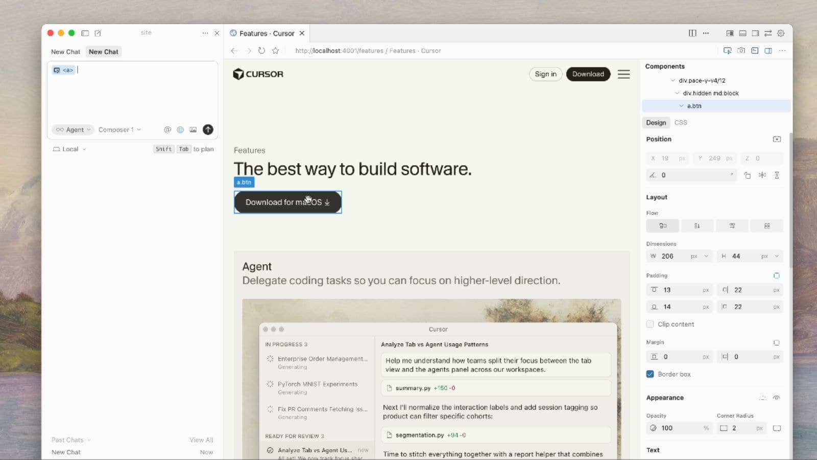 Cursor launches Visual Editor, an AI agent tool that extends vibe-coding to web app design