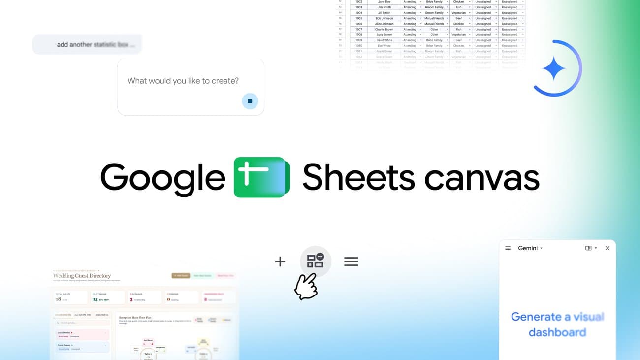 Google Launches Gemini-Powered Canvas to Turn