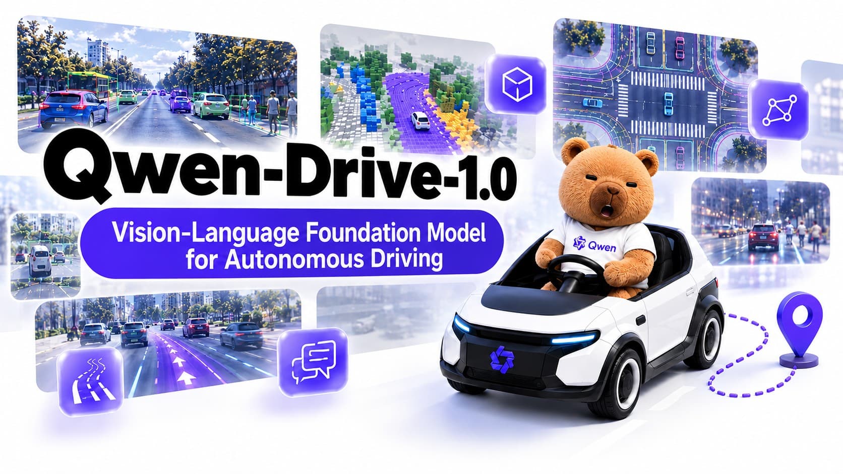 Qwen-Drive 1.0 tells you why it brakes, just don't