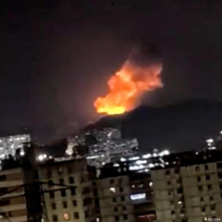 Maduro 'captured and flown out' of Venezuela, Trump says