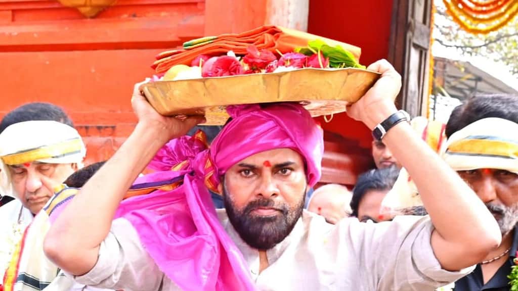 Pawan Kalyan volunteers shramadaan to lay road for ‘Giri Pradakshina’ at Telangana Kondagattu hill shrine
