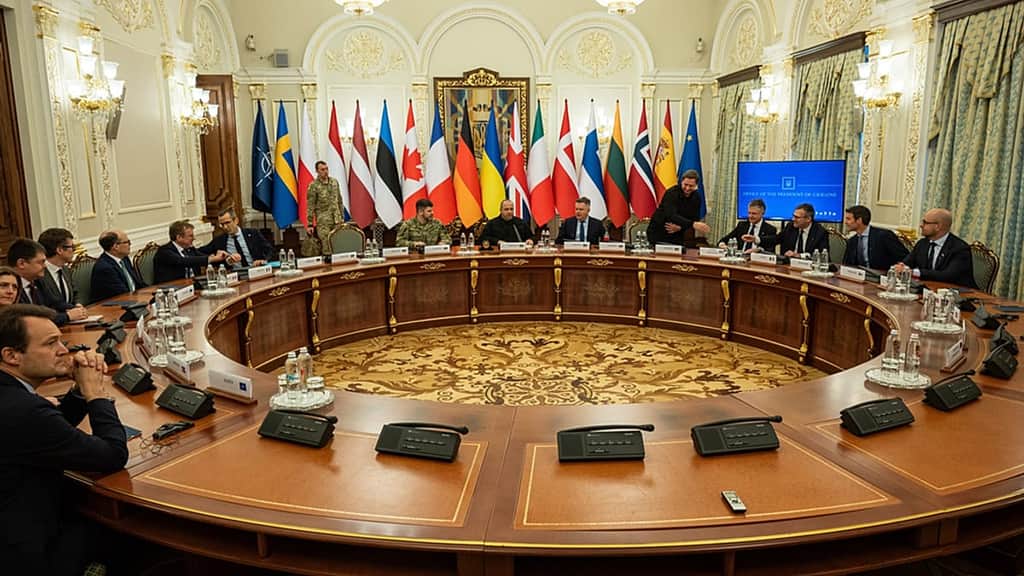 Ukraine and European allies discuss US-led 20-point peace plan in Kyiv