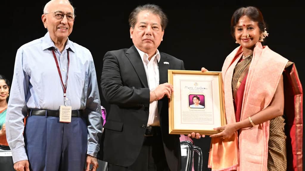 Nritya Kalanidhi award conferred on Urmila Satyanarayanan