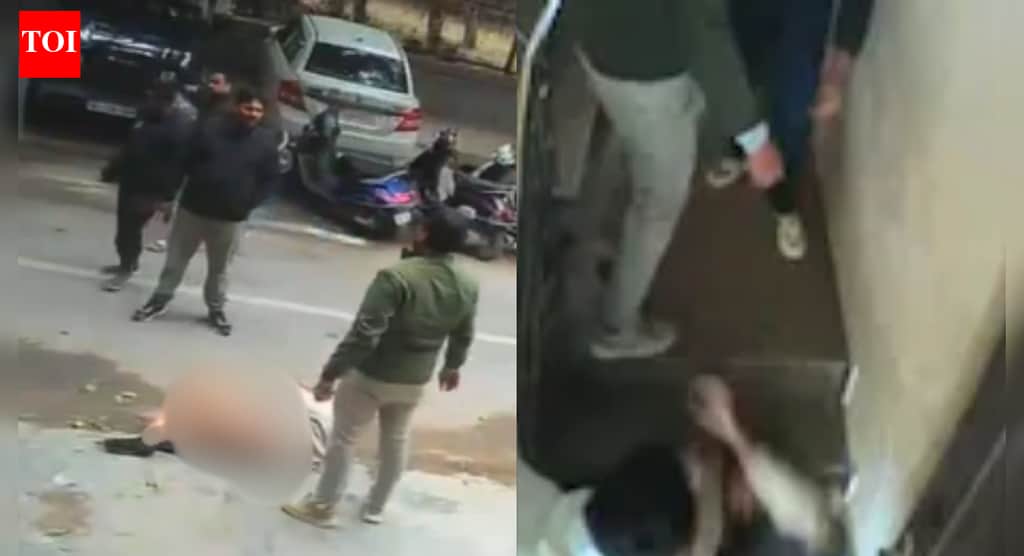 Brazen assault on Delhi family: Man beaten, wife molested, teenage son stripped and thrashed in full public view in laxmi nagar | Delhi News