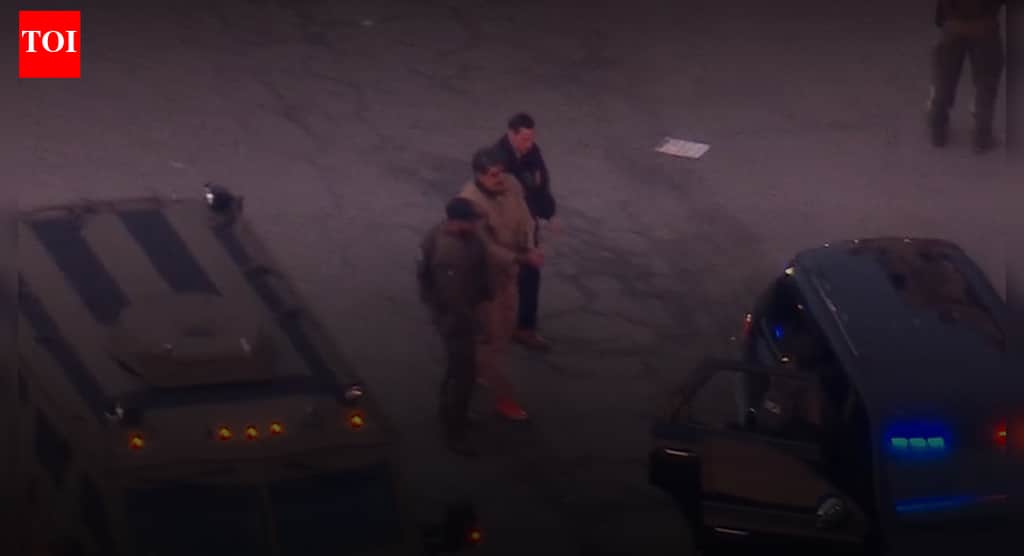 Chopper, armoured vehicle: 'Limping' Maduro taken to New York court - watch video; what are the charges against him