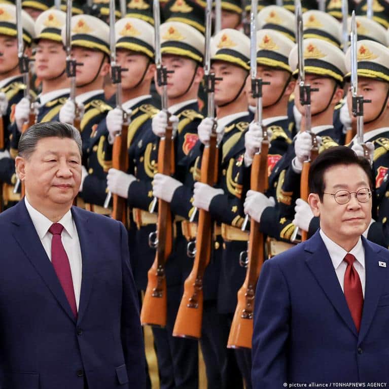 South Korea and China seek improved ties amid state visit