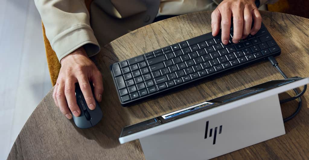 HP crammed an entire desktop computer into this keyboard