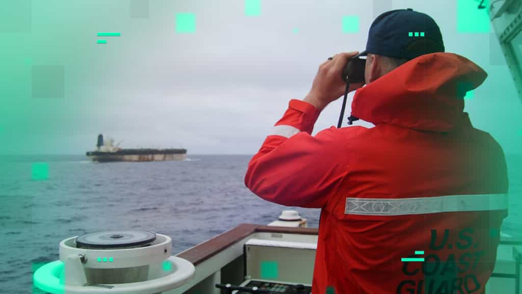 Tracking the sanctioned oil tanker's attempt to escape seizure by the US