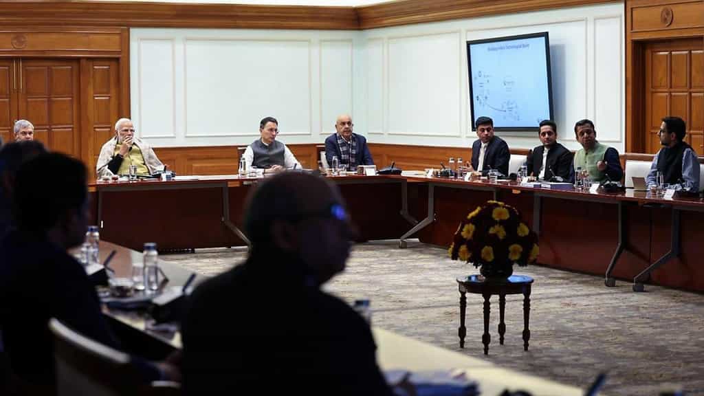PM Modi chairs roundtable with AI startups ahead of February summit
