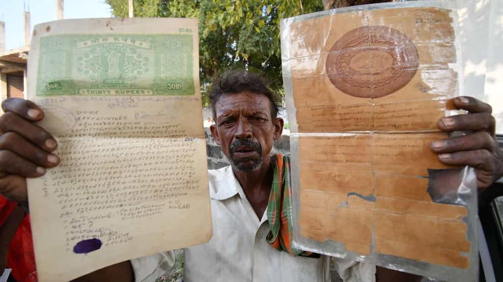 Telangana land owner on ground, not in official records