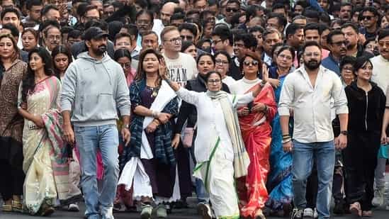 ‘Can’t have BJP rule India': Mamata Banerjee in Kolkata rally over I-PAC raid