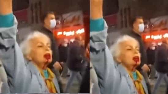 'Been dead for 47 years': Video of elderly woman's 'bloody' protest ignites new wave of unrest in Iran