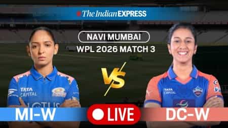MI vs DC LIVE Cricket Score, WPL 2026: Mumbai Indians look to bounce back from opening day defeat