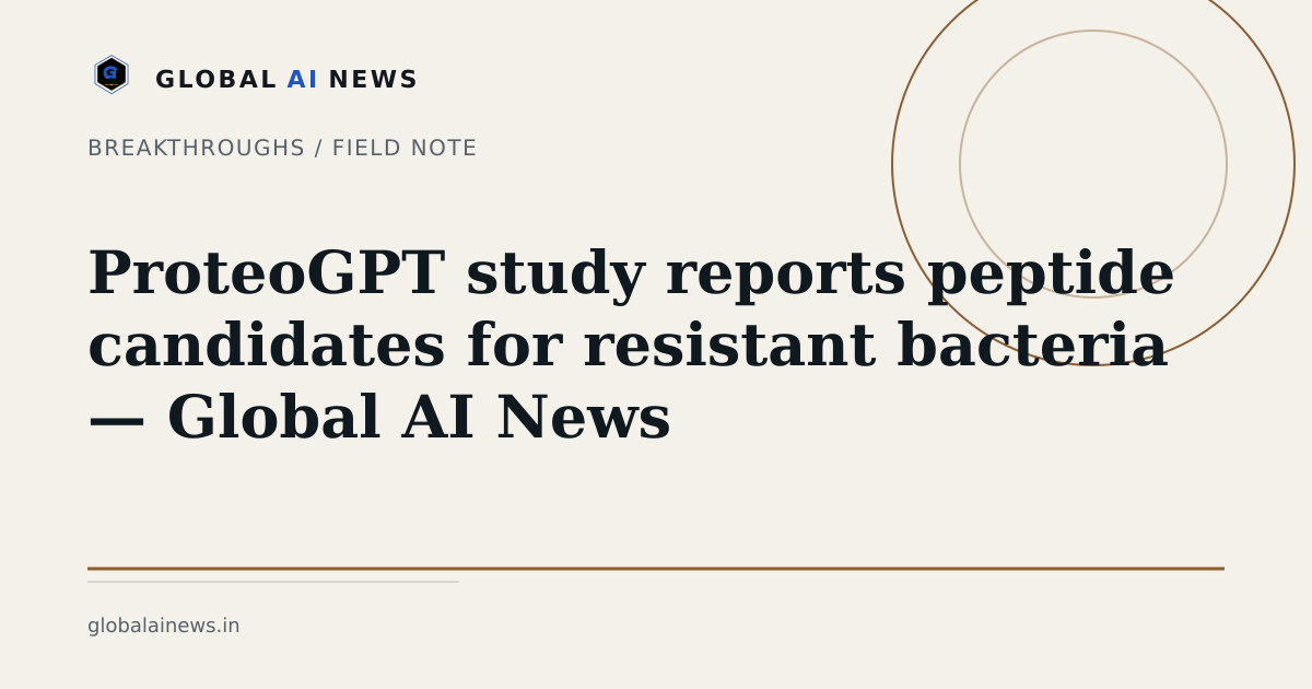 Abstract map of peptide sequences and a laboratory assay