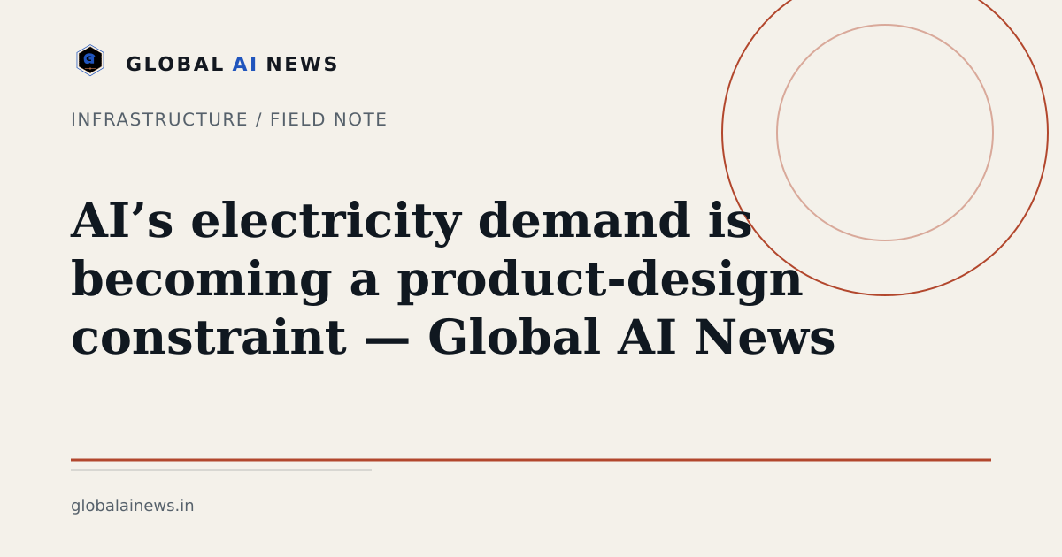 An abstract balance between data-centre demand and product constraints